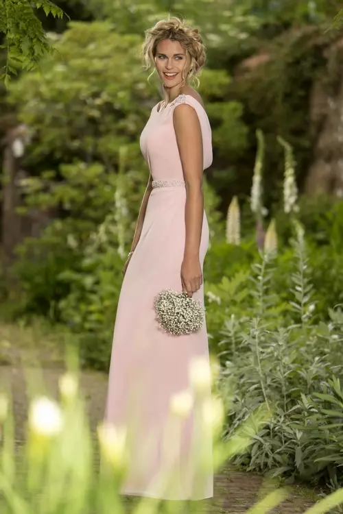 Cowl back bridesmaid dress uk top